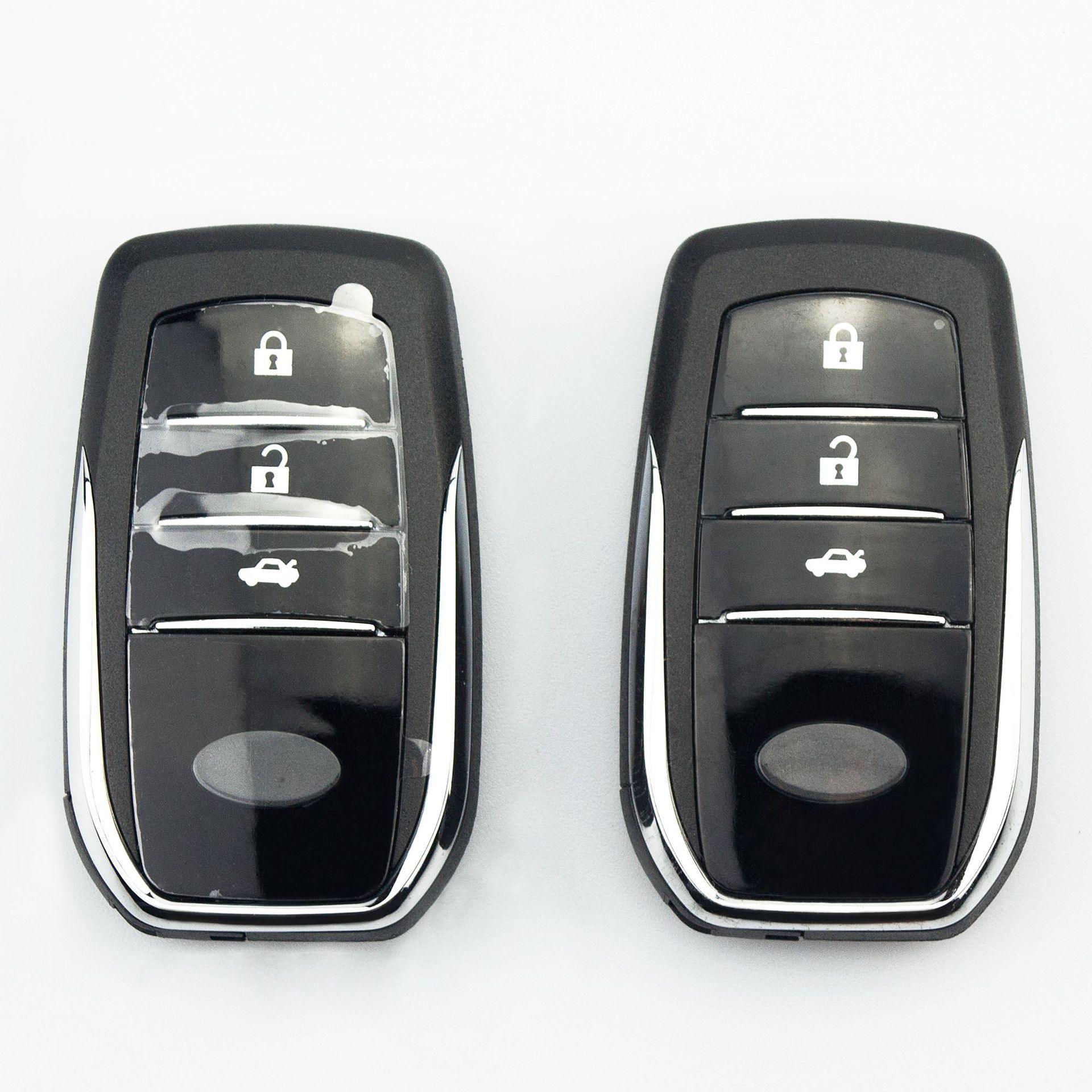 Universal Car Keyless Entry System 12V PKE Push Button Remote Start Anti Theft