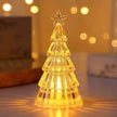 Christmas Lawn Decoration Light-emitting Christmas Tree Crystal Small Night Lamp