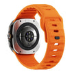 Sport Style Watch Ultra Wave Reverse Buckle Silicone  Strap