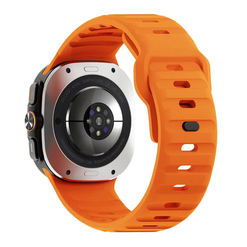 Sport Style Watch Ultra Wave Reverse Buckle Silicone  Strap