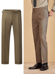 Men's Professional Business Office High-waisted Chinos Trousers for work