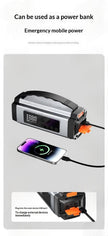 3-in-1 Portable Cordless Car Jump Starter & Tire Inflator – 6000mAh/8000mAh Emergency Kit Canada USA