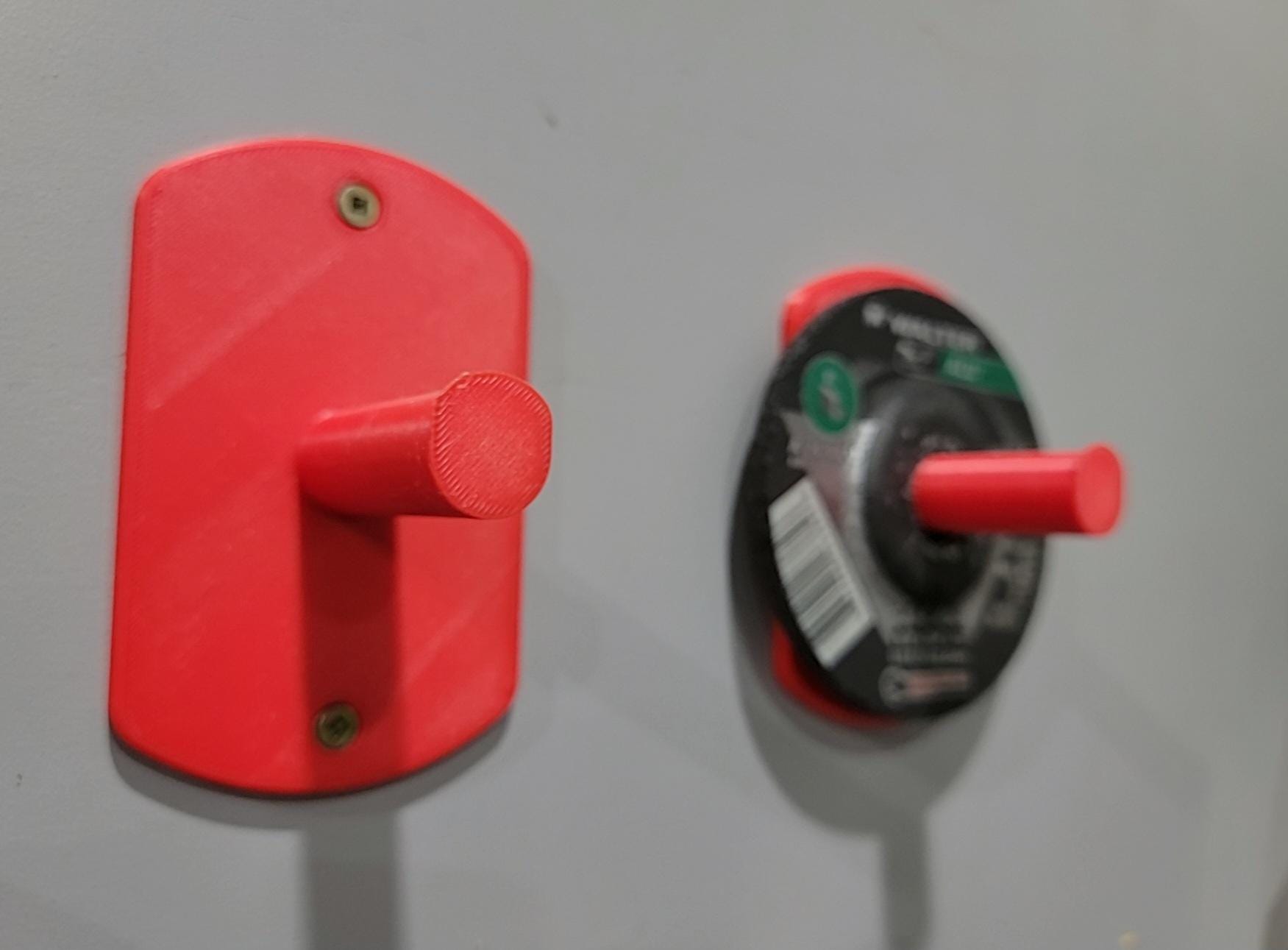 Grinder Abrasive Disc Tool Wall Storage (2-pack)