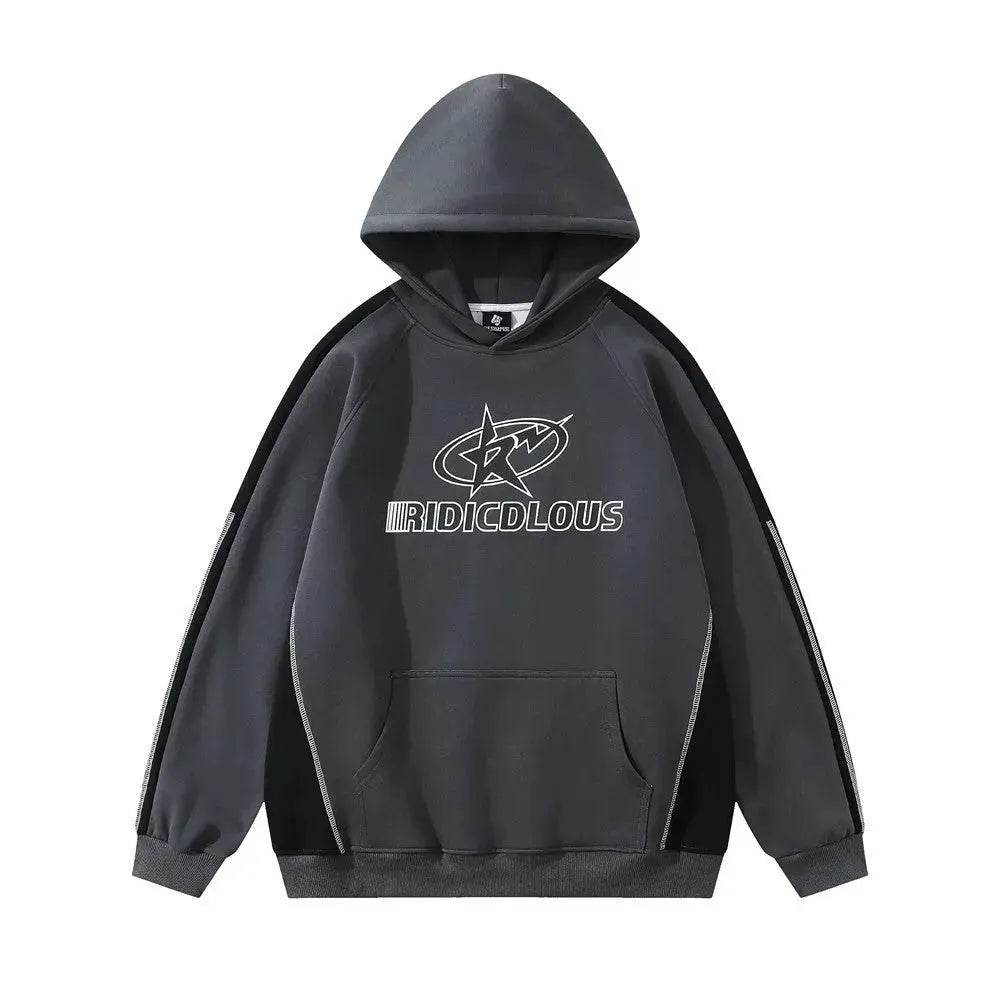 Fall American star Printed Hoodie Sweatshirt Pullover High Street Fashion