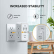 7-Outlet Power Bar with 4 USB Ports – IP67 Wall Socket Charger