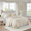 3 Piece Reversible Scalloped Edge Quilt Set Bedding Comforter set