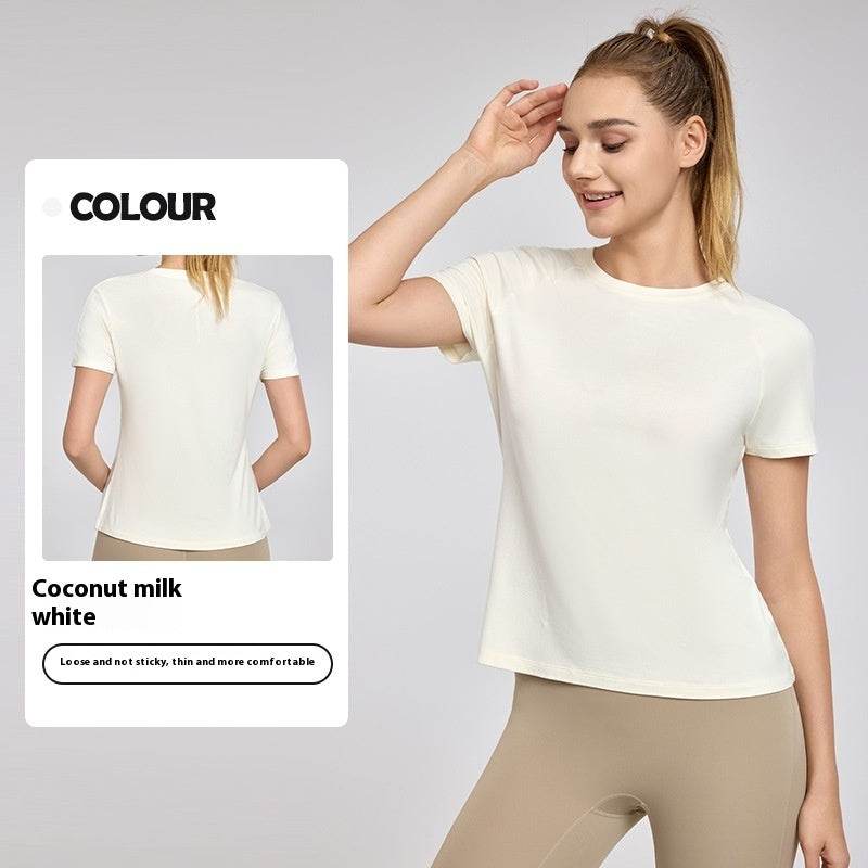 Spring And Summer Outdoor Running Training Short sleeve Workout top