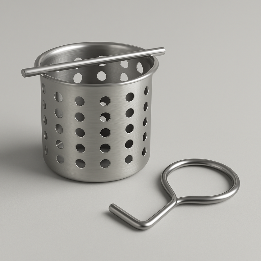 6″ × 6″ Square Shower Drain, 304 Stainless Steel — Grate or Tile-In Cover