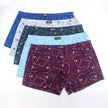 Men's  Underpants Cotton 6 Pcs  Printed Boxer Mid Waist underwear