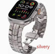 Replaceable Stainless Steel Chain Watch Strap Suitable For Apple IWatch