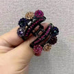 Rhinestone Flower Hair Clip – Korean Style Barrette