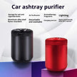 Smokeless Ashtray Air Purifier – Aluminum Alloy Rechargeable Design for Car, Home & Office