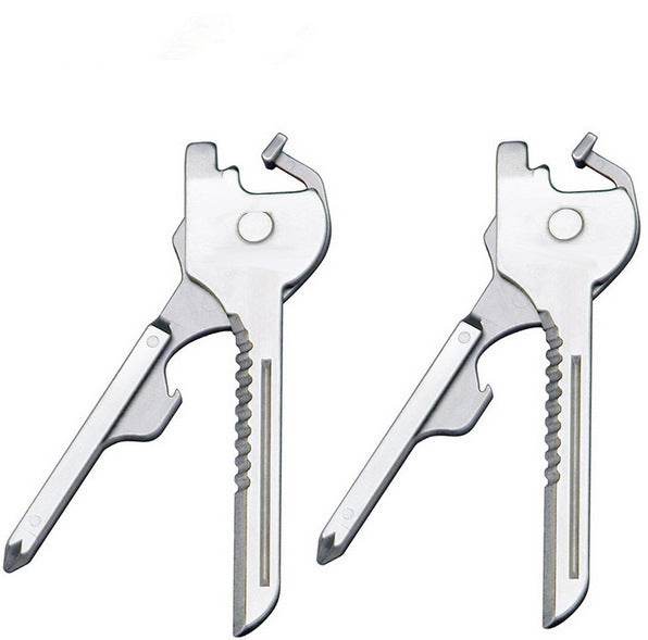 Multipurpose Keychain Key Survive Pocket Opener Shape - Mini Multi Gear