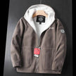 Fleece Hoodie – Warm Zipper Pocket Amekaji Style Hooded Jacket