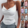 Spaghetti Strap Tops V-neck Camisole top Women Summer top