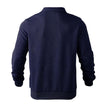 Half Zipper Sweatshirt – Stylish Jacquard Pullover for Youth