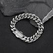 Stainless Steel Cuban Link Chain Personality Bracelet