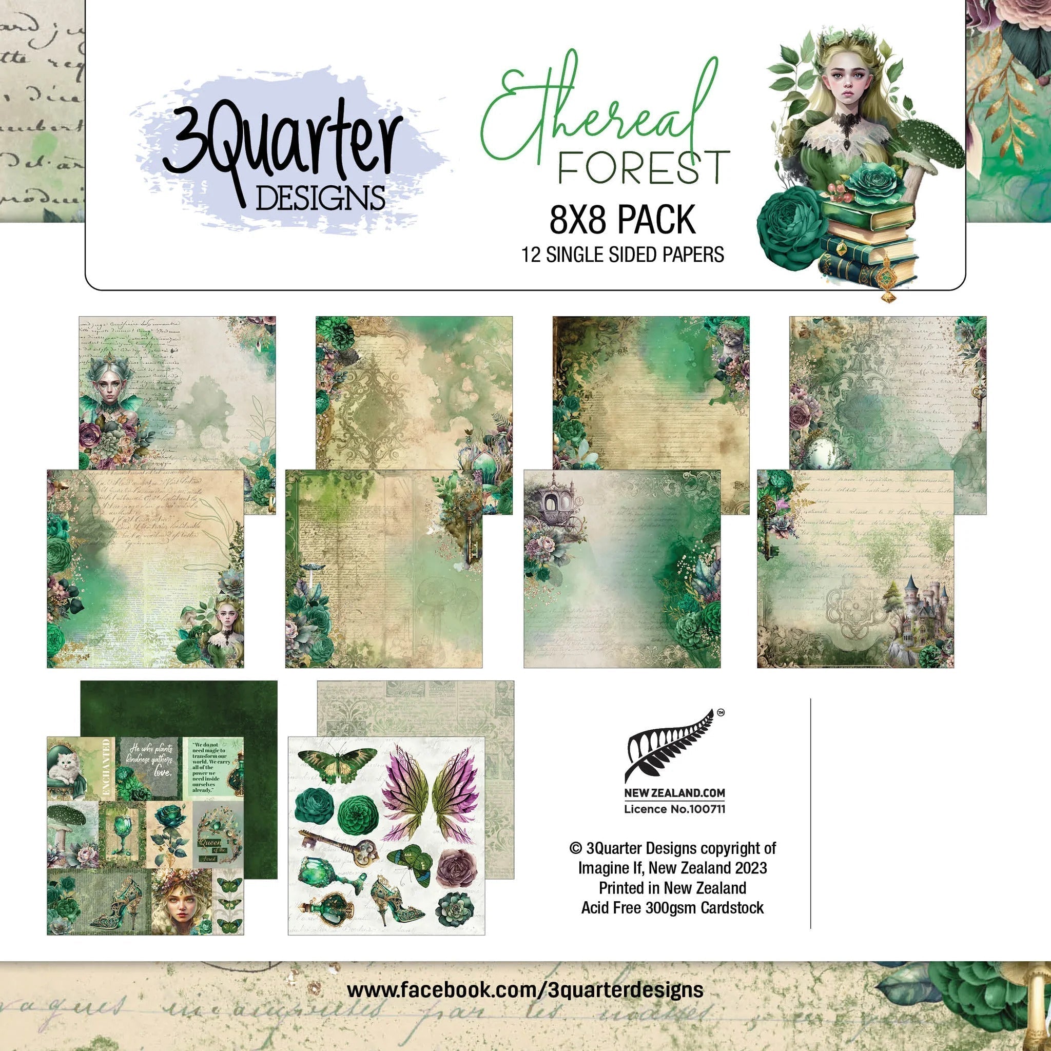 Ethereal Forest Paper Pack 8