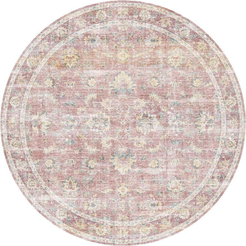 Elyse Pink Yellow Rug