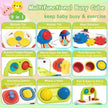 9 In 1 Busy Cube Baby & Toddler Montessori Sensory Toy