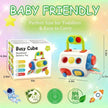 9 In 1 Busy Cube Baby & Toddler Montessori Sensory Toy