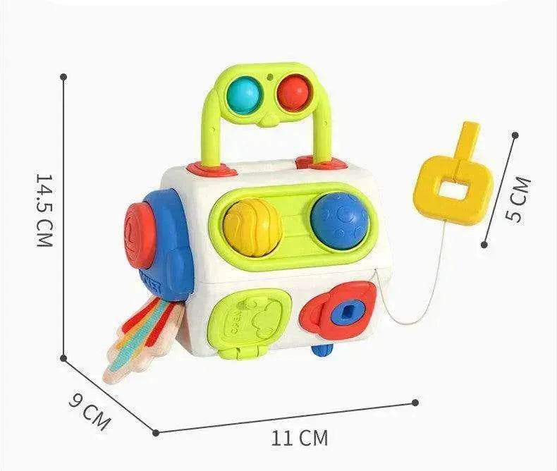 9 In 1 Busy Cube Baby & Toddler Montessori Sensory Toy