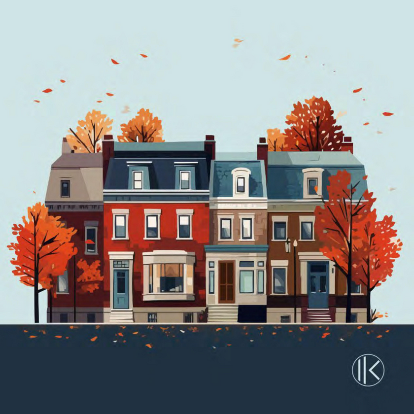 Ikon en bois - Condo automne