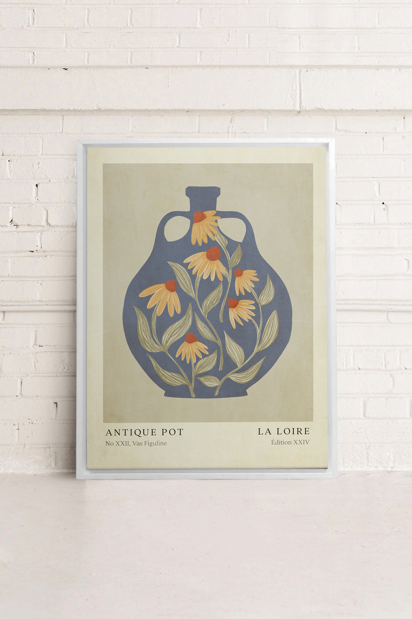 LA LOIRE, Oeuvre sur toile étiré