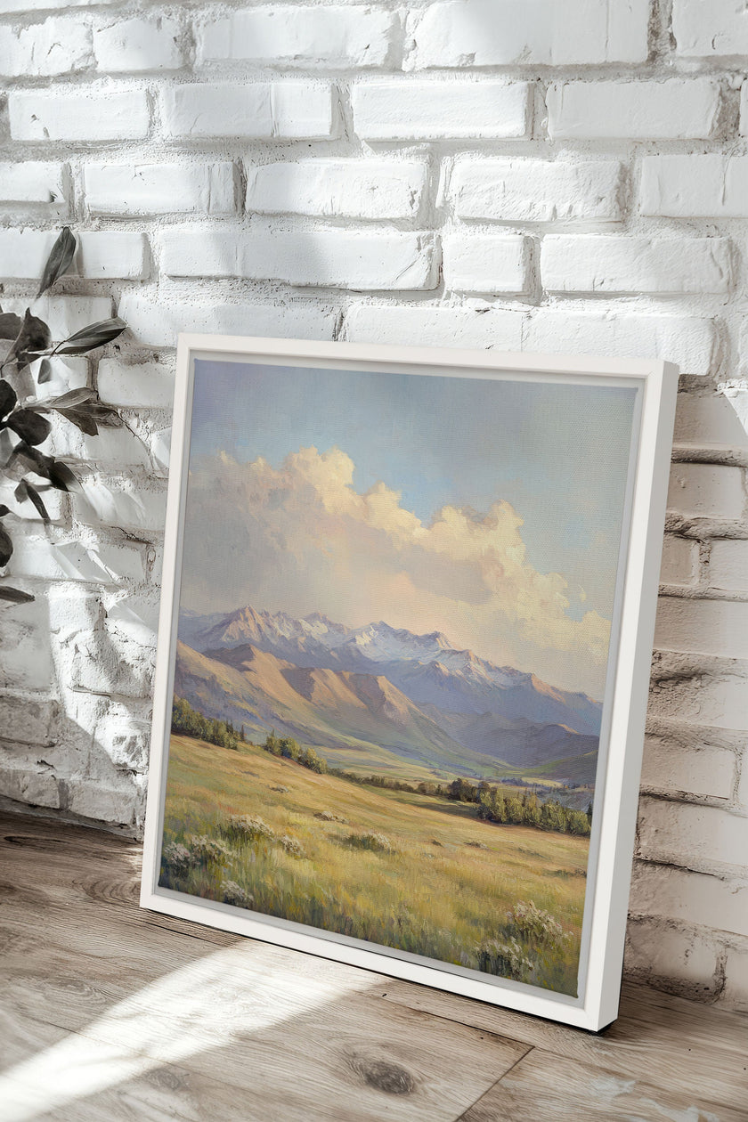 VALLEY OF LIGHT, Oeuvre sur toile étirée