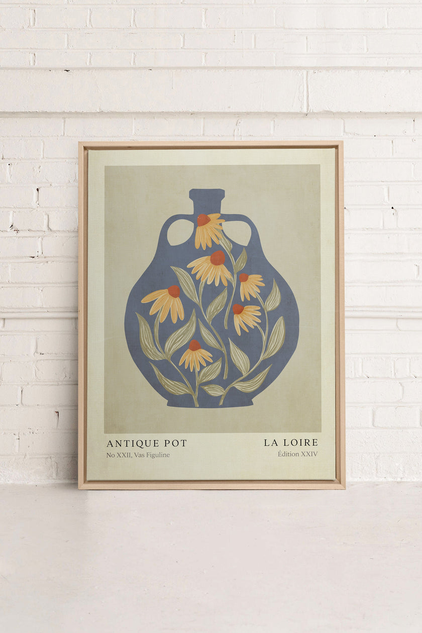 LA LOIRE, Oeuvre sur toile étiré