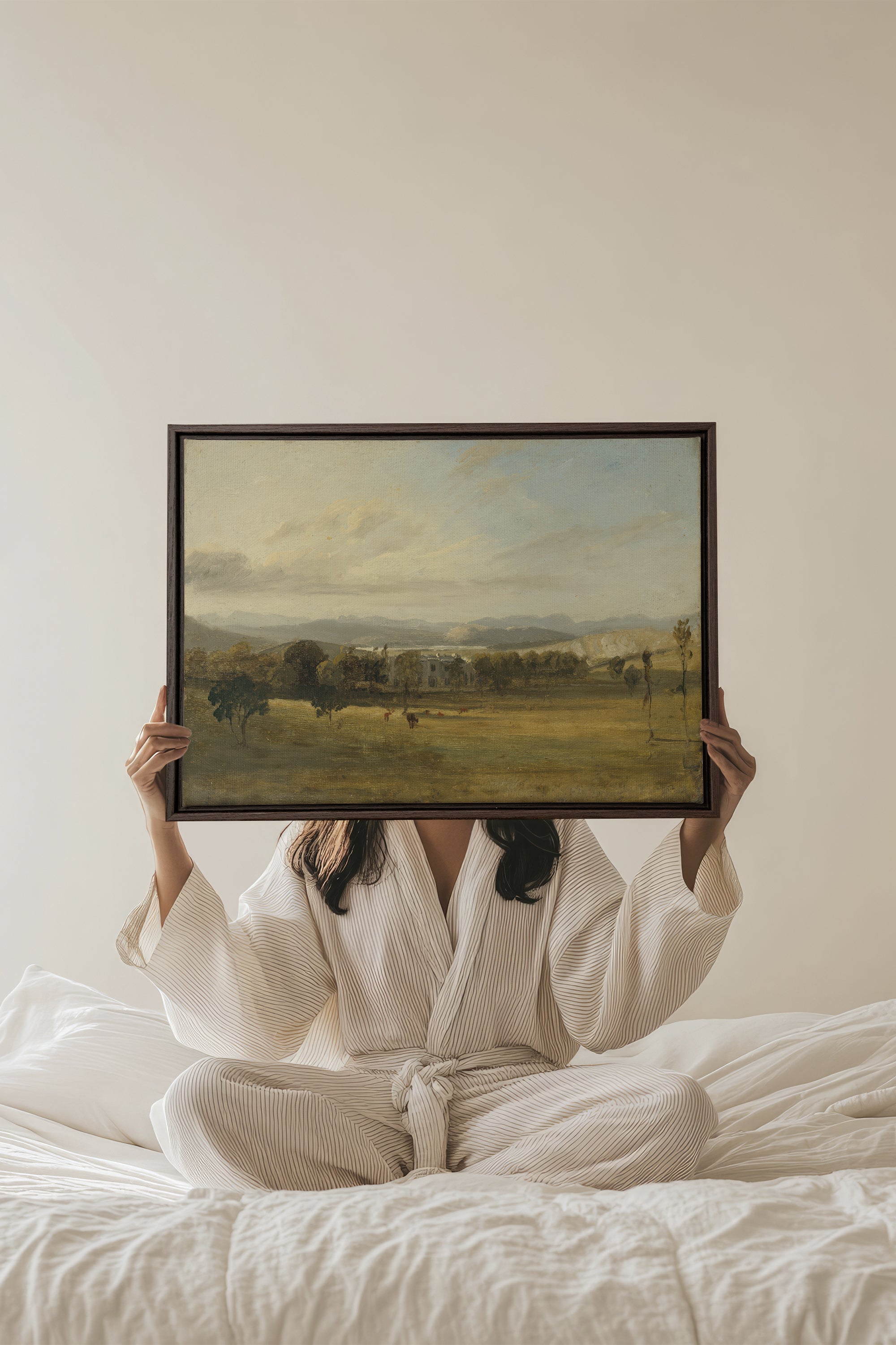 SOUFFLE DORÉ, Oeuvre sur toile étirée