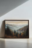 MOUNTAIN MORNING II, Oeuvre sur toile étirée