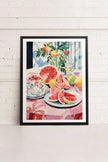 MELON OASIS HARVEST, Oeuvre sur toile étirée