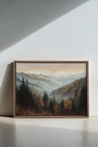 MOUNTAIN MORNING II, Oeuvre sur toile étirée