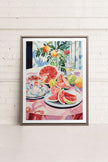 MELON OASIS HARVEST, Oeuvre sur toile étirée