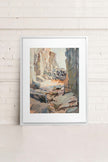 ROCKY PATHWAY, Oeuvre sur toile étirée
