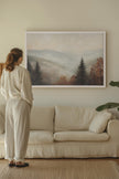 MOUNTAIN MORNING, Oeuvre sur toile étirée