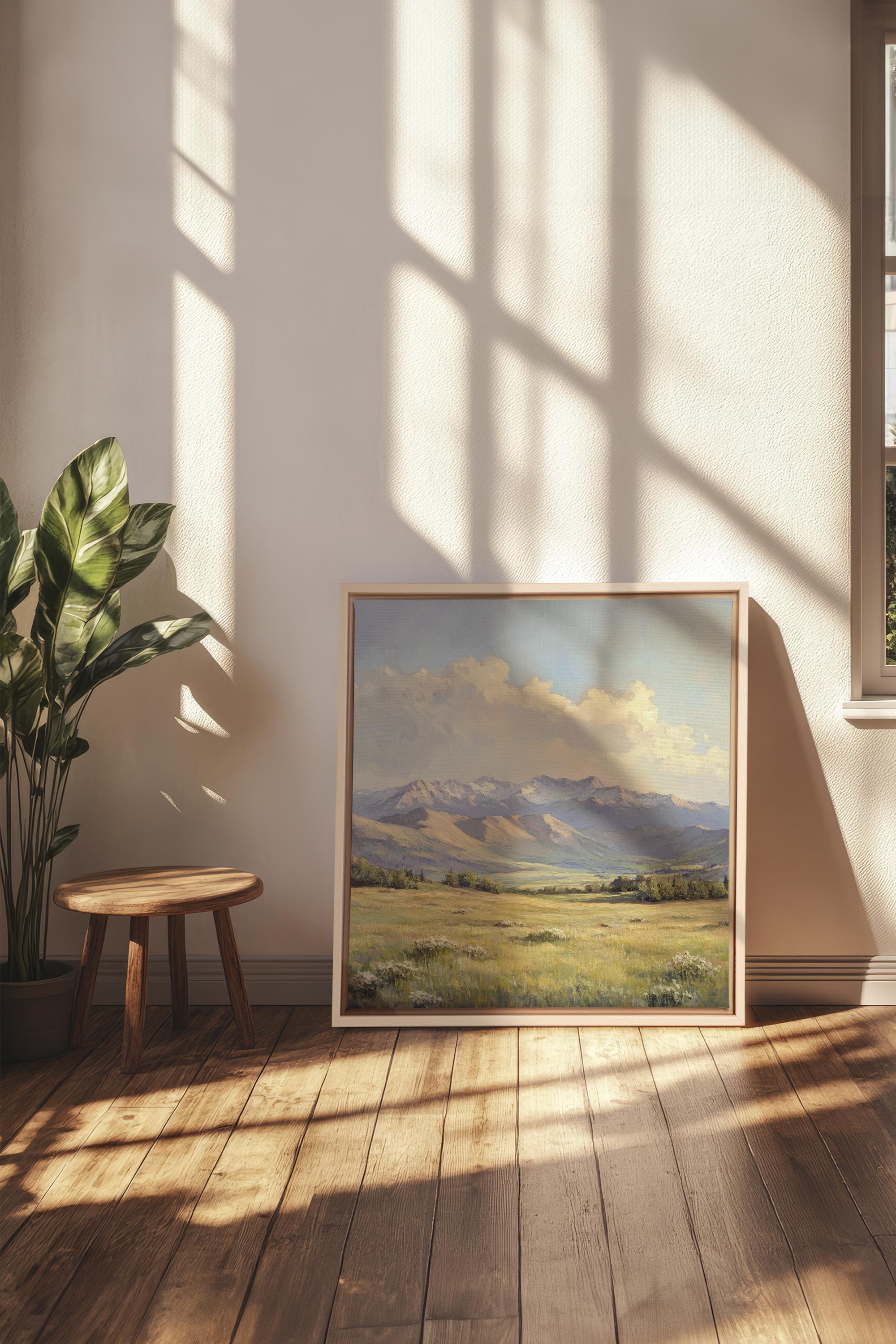 VALLEY OF LIGHT, Oeuvre sur toile étirée