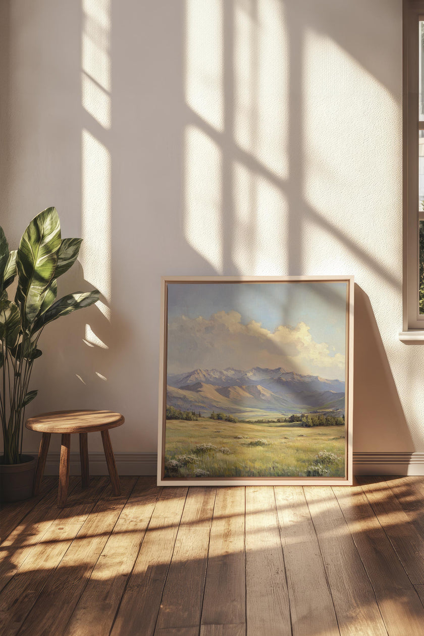 VALLEY OF LIGHT, Oeuvre sur toile étirée