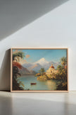 PALACE BY THE LAKE, Oeuvre sur toile étirée