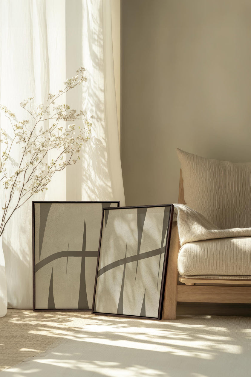 INTERTWINE DUO (2 Oeuvres sur toile étirée)