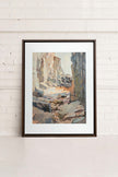 ROCKY PATHWAY, Oeuvre sur toile étirée