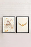 GOLDEN WINGS DUO (2 Oeuvres sur toile étirée)