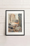 ROCKY PATHWAY, Oeuvre sur toile étirée