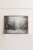 WINTER SHADOWS, Oeuvre sur toile étirée