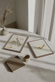 GOLDEN WINGS DUO (2 Oeuvres sur toile étirée)