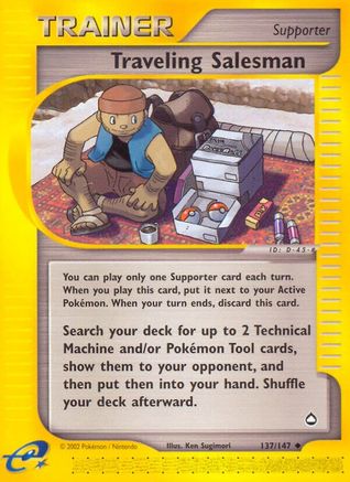 Traveling Salesman/147 - Aquapolis Reverse Holofoil