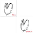 Alloy Simple Hands Hug Ring Opening Adjustable Jewelry