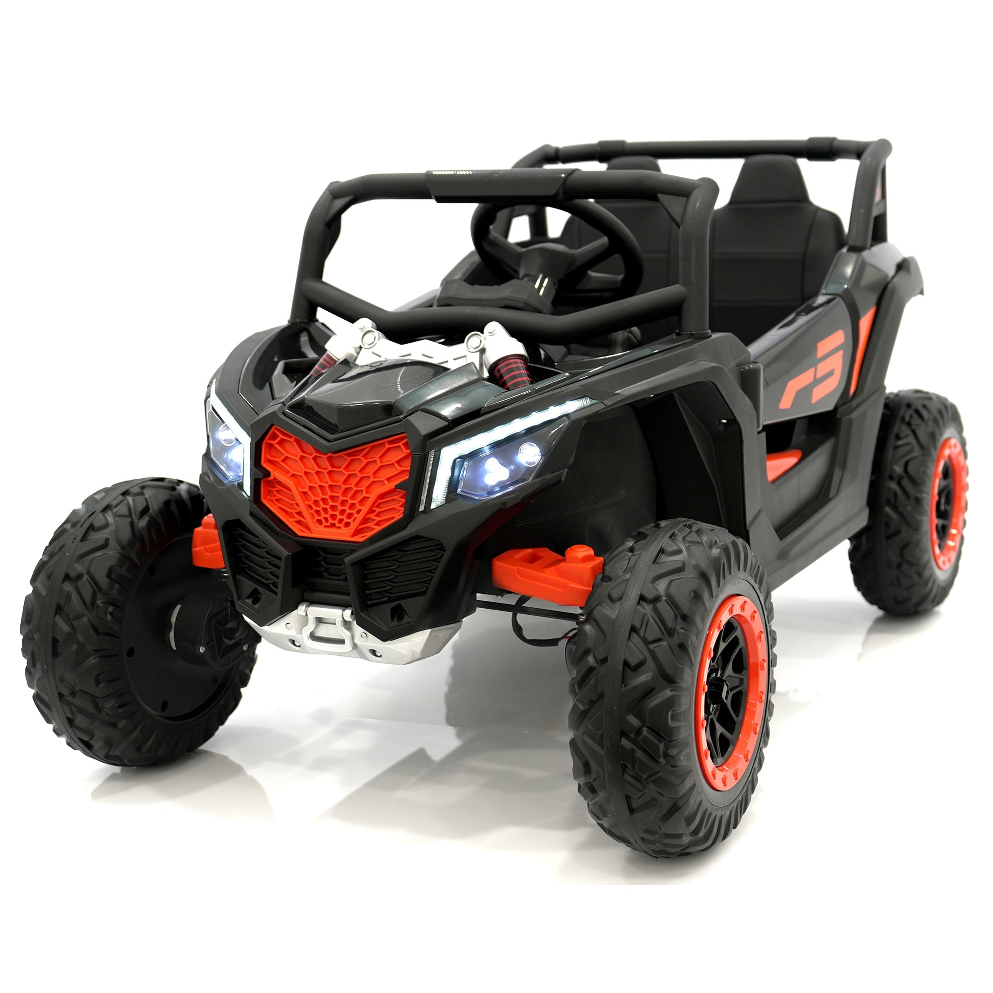 2026 Rugged UTV 12V Kids Ride On Car with Remote Control