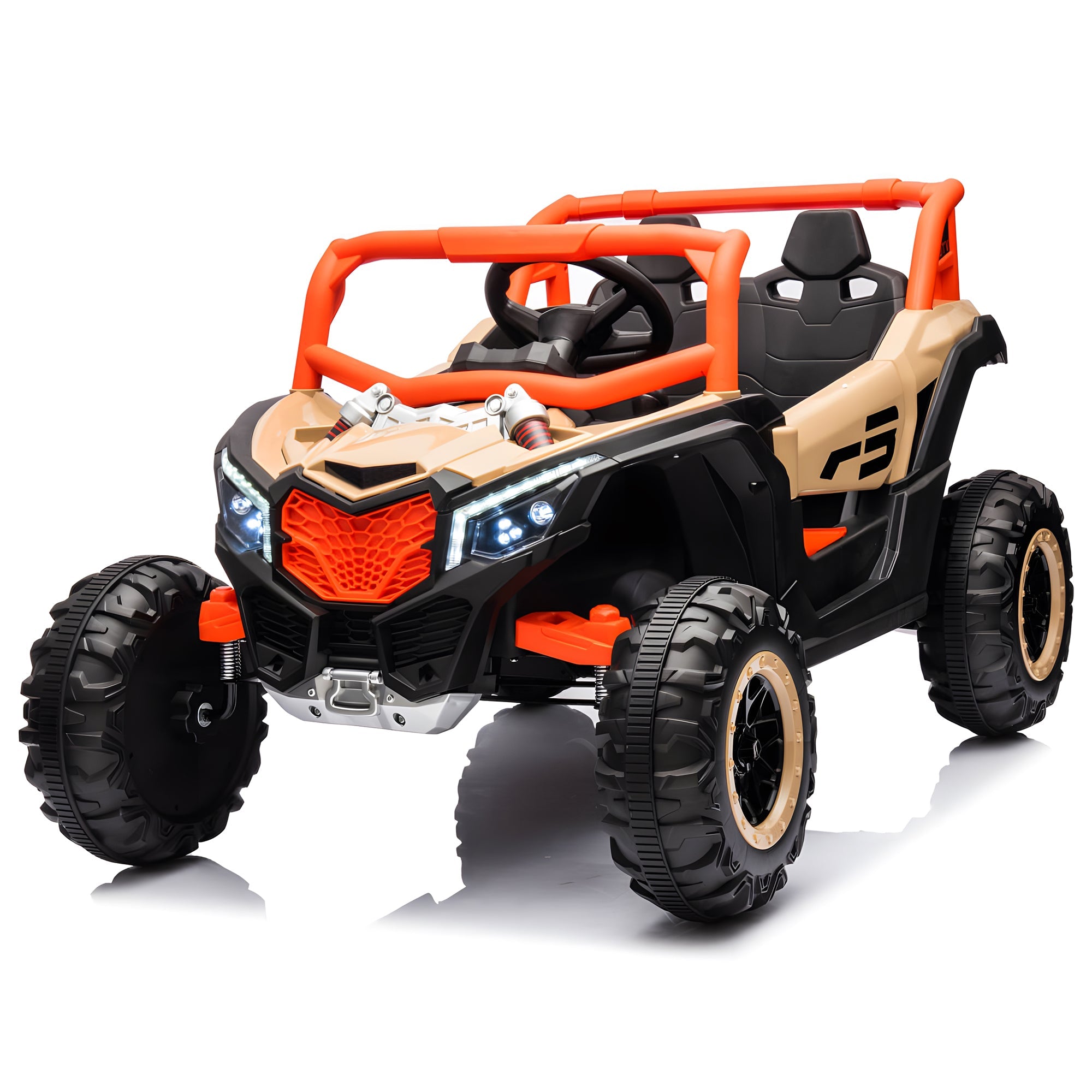 2026 Rugged UTV 12V Kids Ride On Car with Remote Control